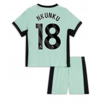 Chelsea Christopher Nkunku #18 3rd trikot Kinder 2023-24 Kurzarm (+ Kurze Hosen)